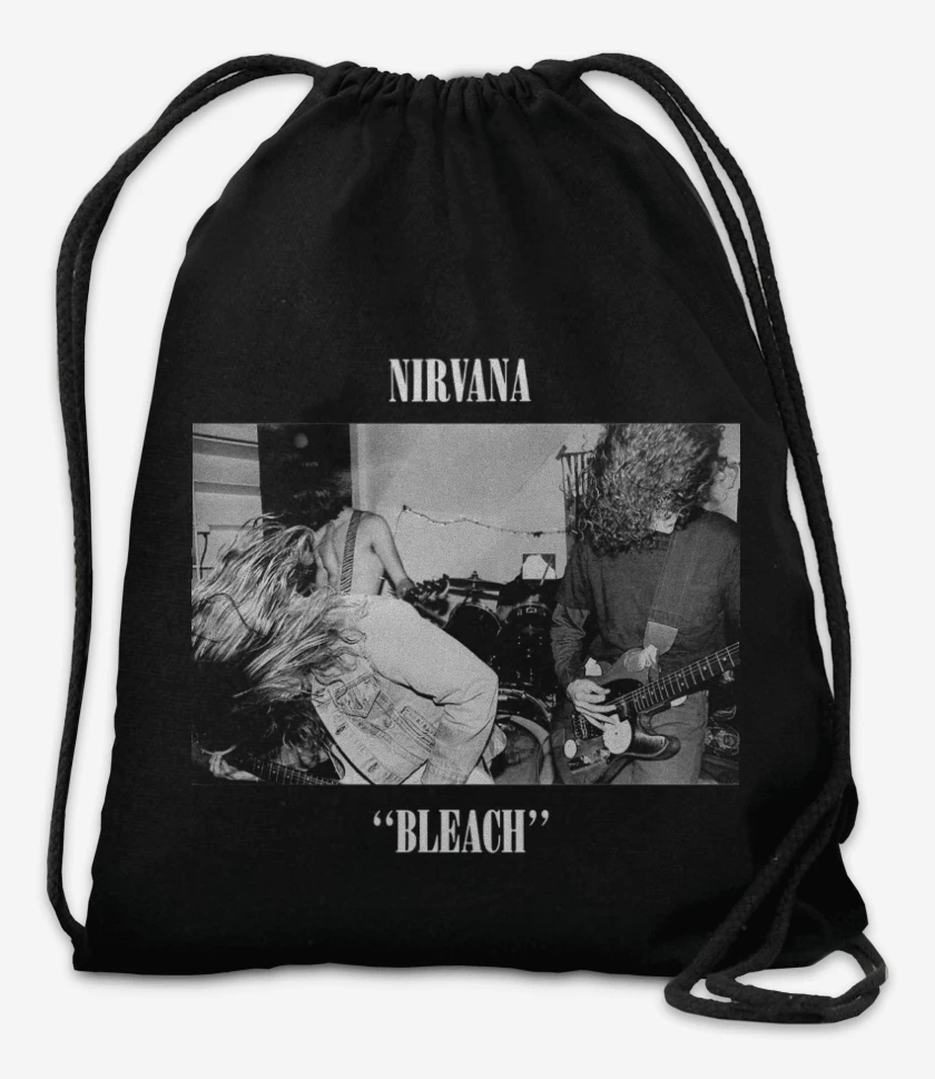 Mochila Negro de Nirvana Bleach II