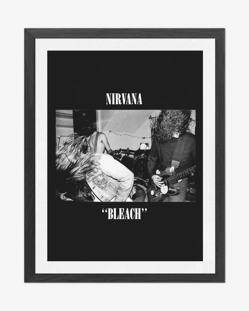 Cuadro decorativo Negro de Nirvana Bleach II