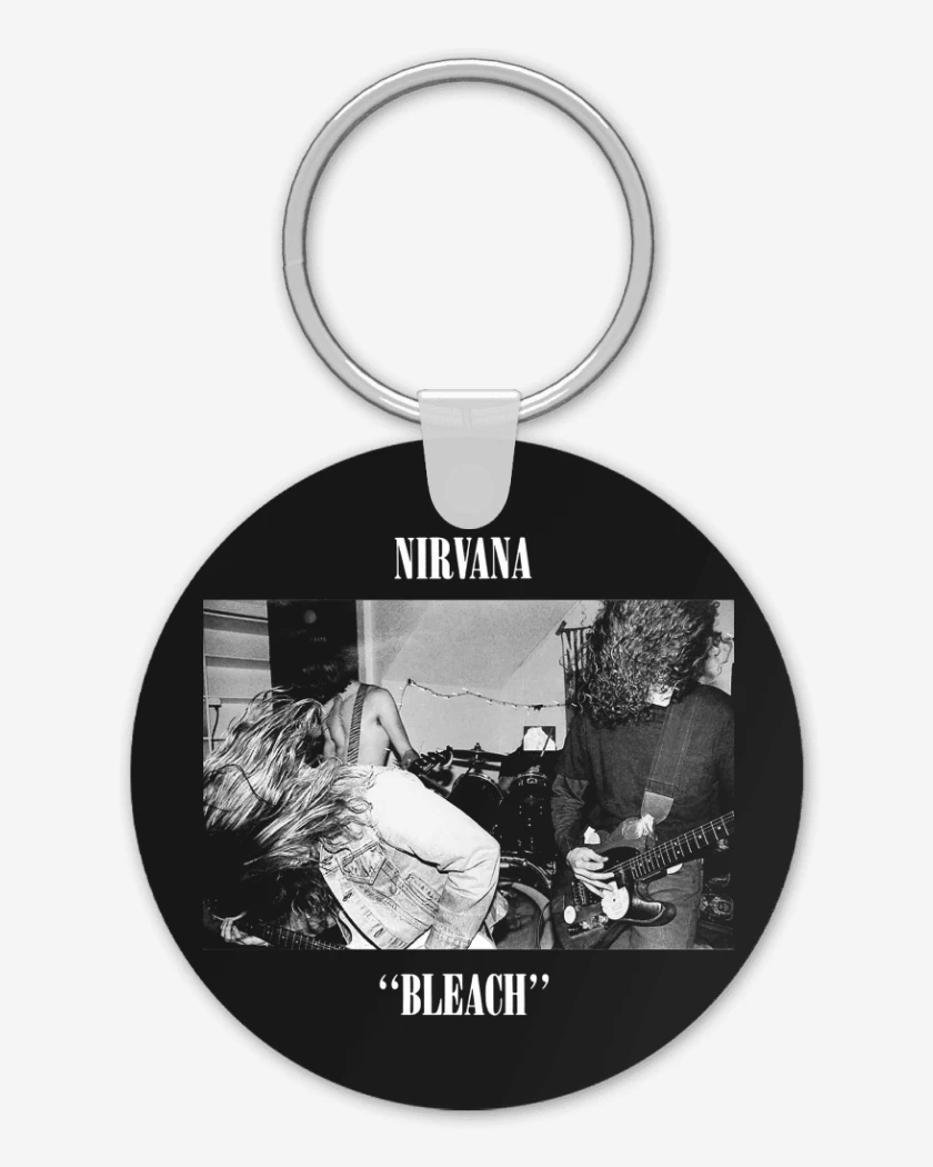 Llavero Negro de Nirvana Bleach II