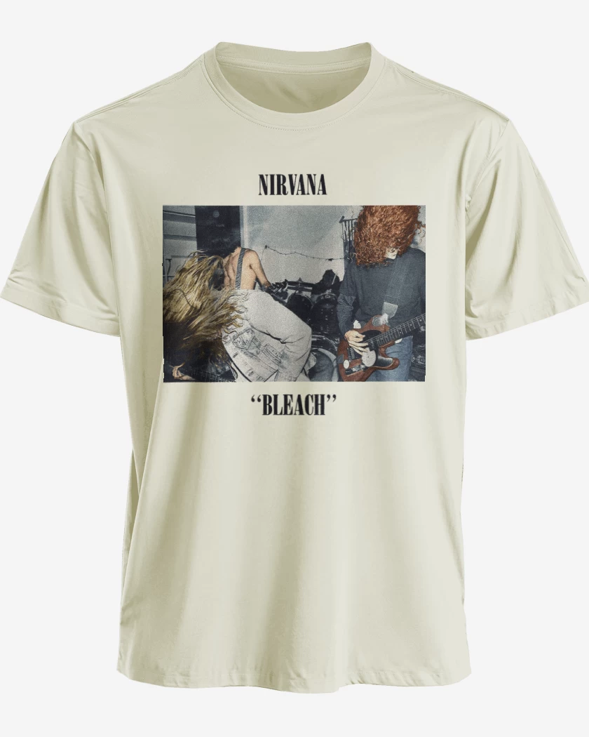 Polera Nirvana Bleach Color