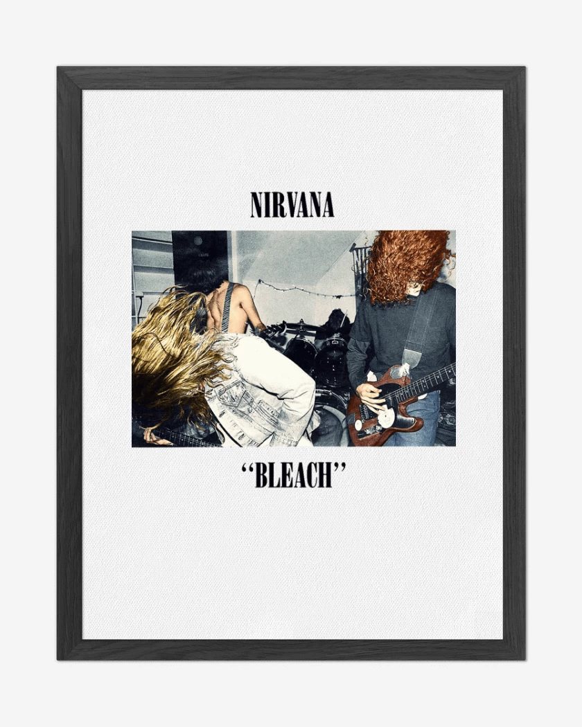 Cuadro decorativo Blanco de Nirvana Bleach Color