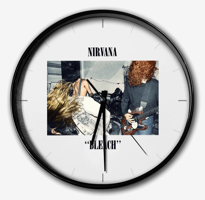 Reloj Blanco de Nirvana Bleach Color