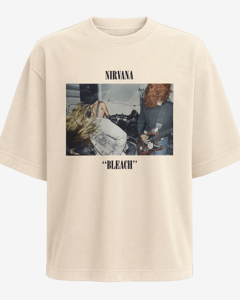 Polera Oversize Nirvana Bleach Color