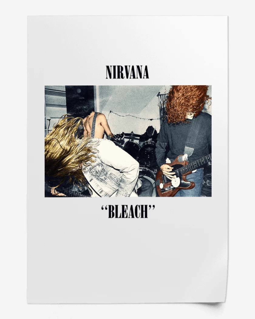 Print Blanco de Nirvana Bleach Color