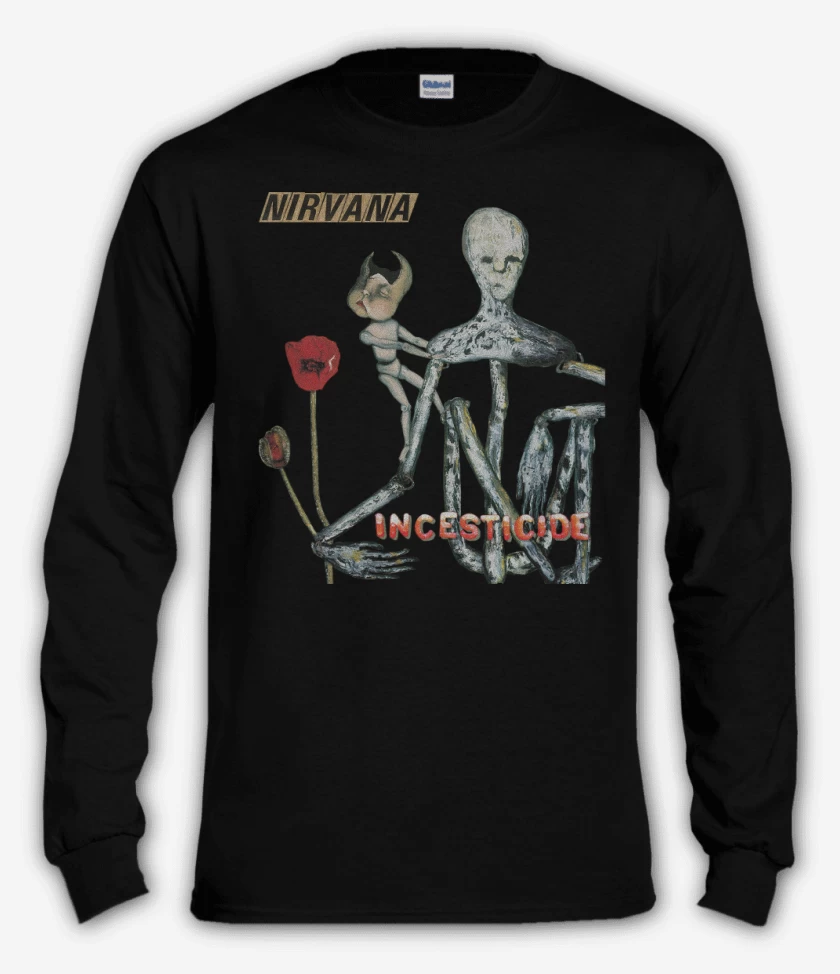 Polera manga larga Nirvana Incesticide