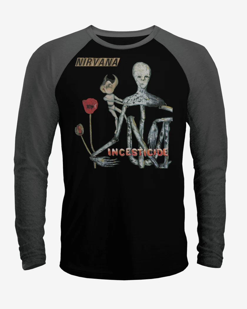 Polera Raglan Nirvana Incesticide
