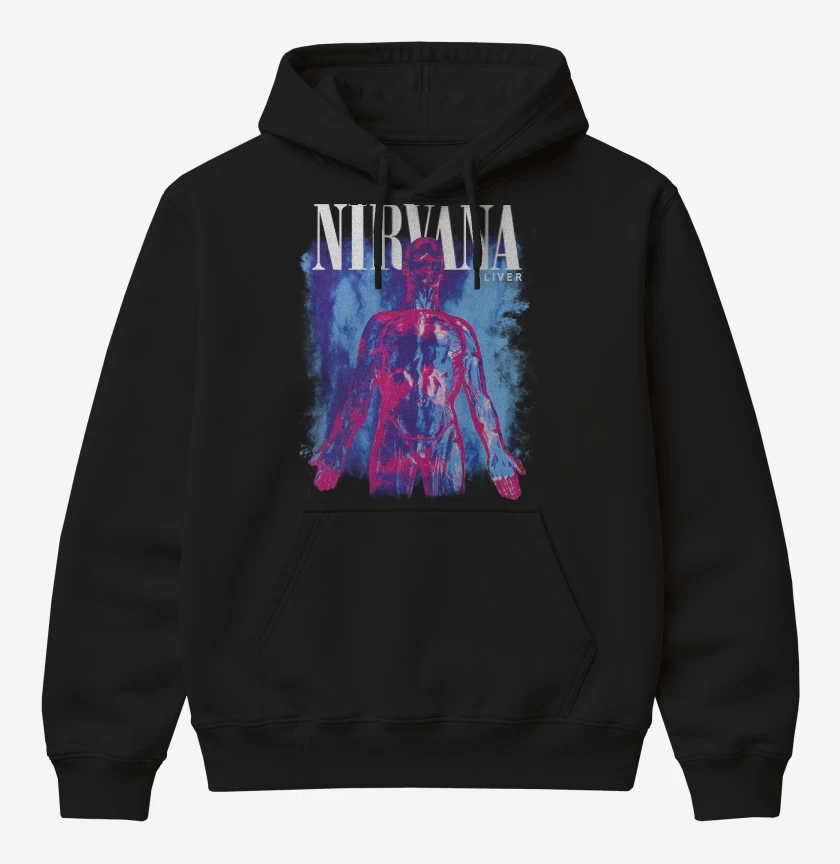 Poleron Canguro básico Negro de Nirvana Sliver