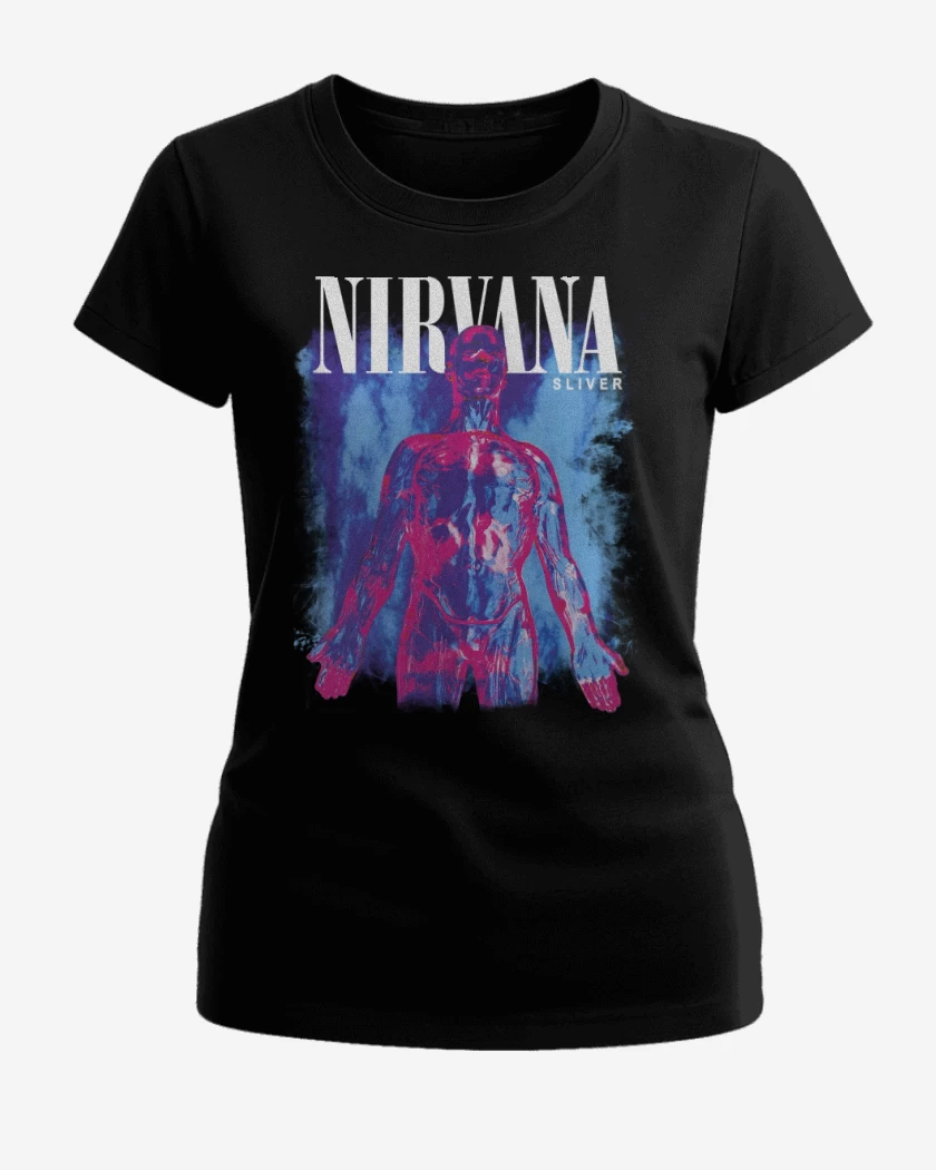Polera de Mujer Negro de Nirvana Sliver