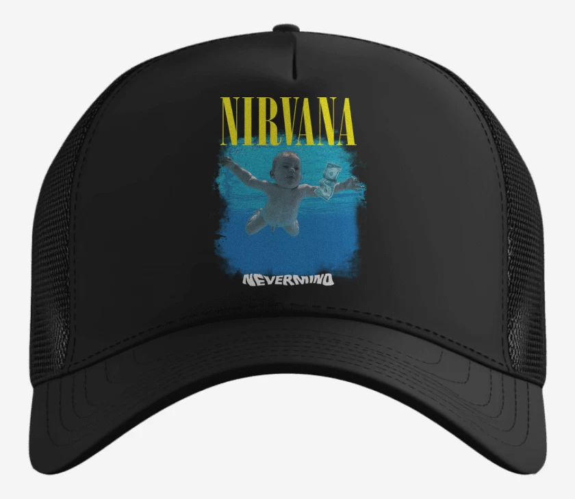 Gorro Negro de Nirvana Nevermind