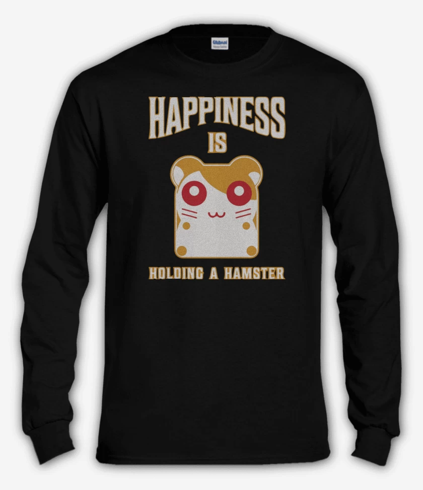 Polera manga larga Negro de Hantaro