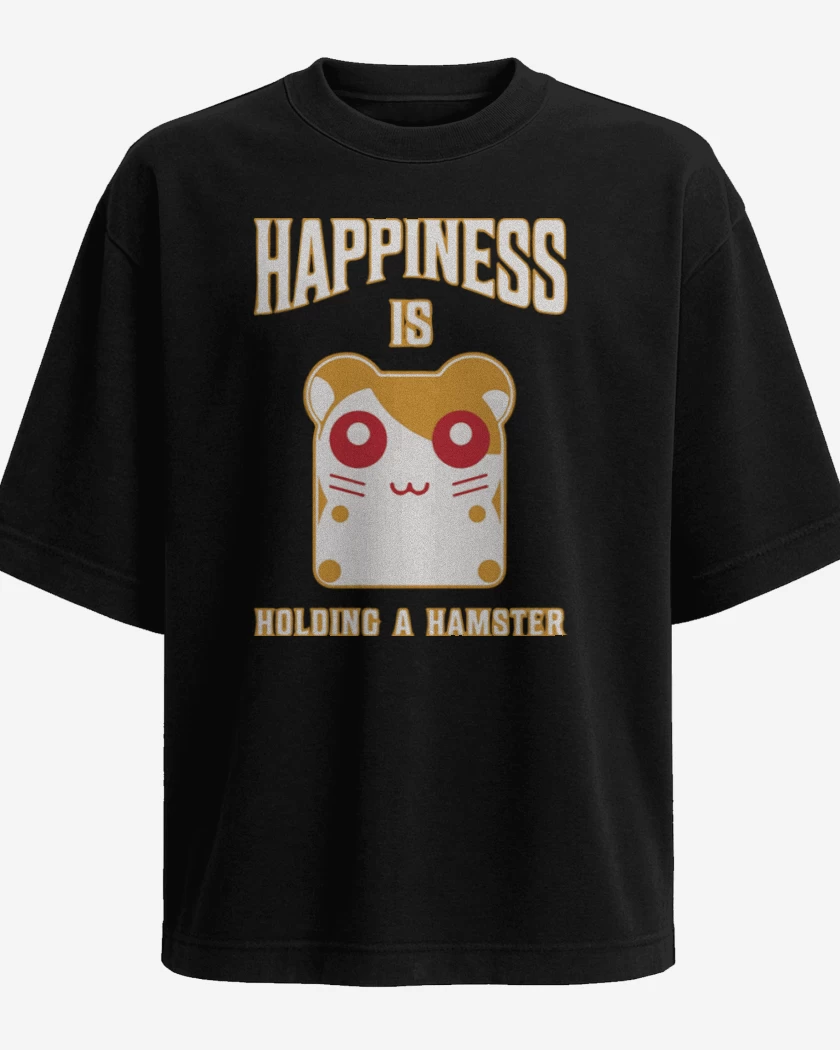 Polera Oversize Negro de Hantaro