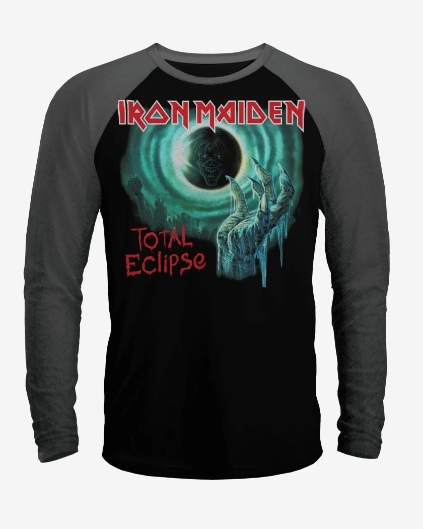 Polera Raglan Negro / Negro Heather de Total Eclipse