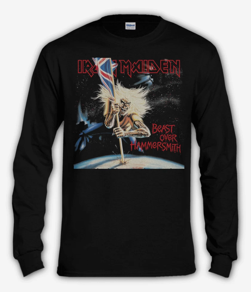 Polera manga larga Negro de Beast Over Hammersmith