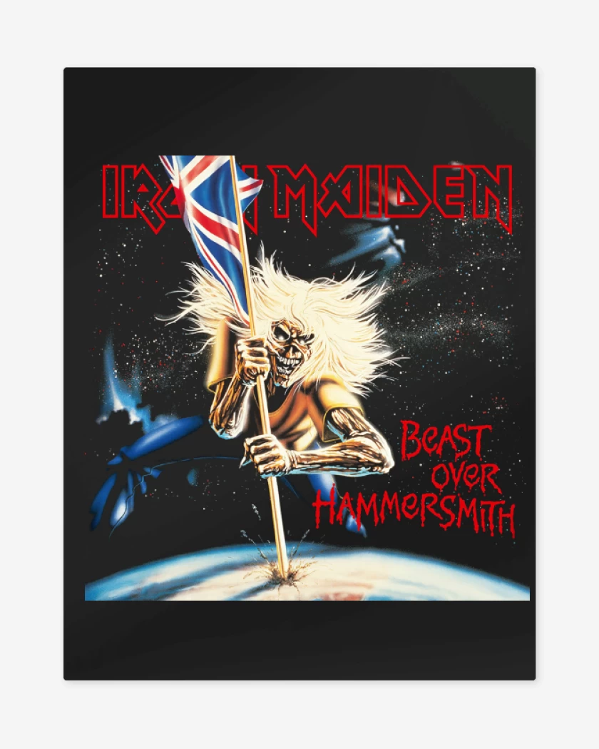 Print metalico Negro de Beast Over Hammersmith