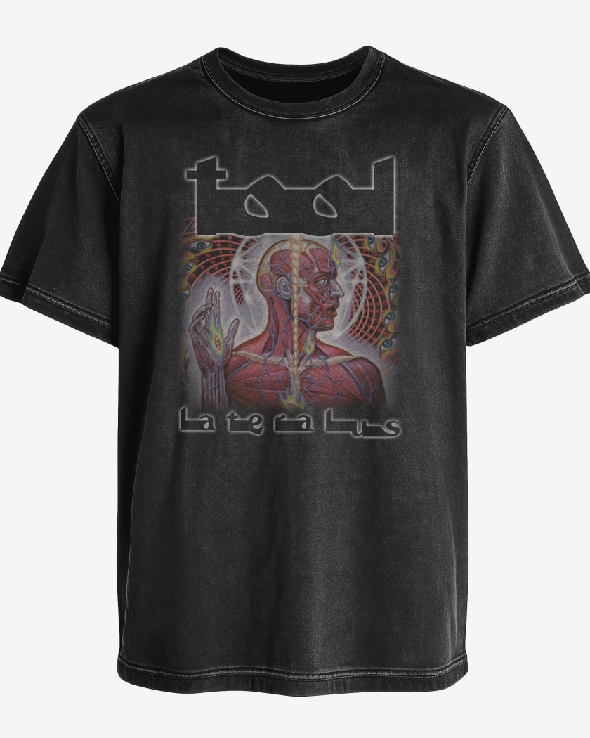 Polera desgastada Negro de Tool Lateralus