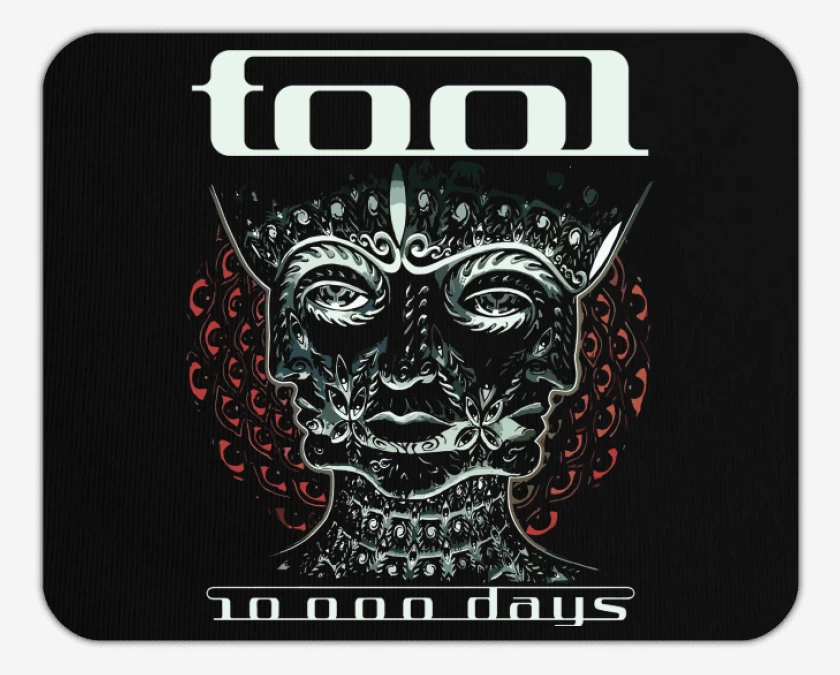 Mousepad Negro de Tool 10000 Days