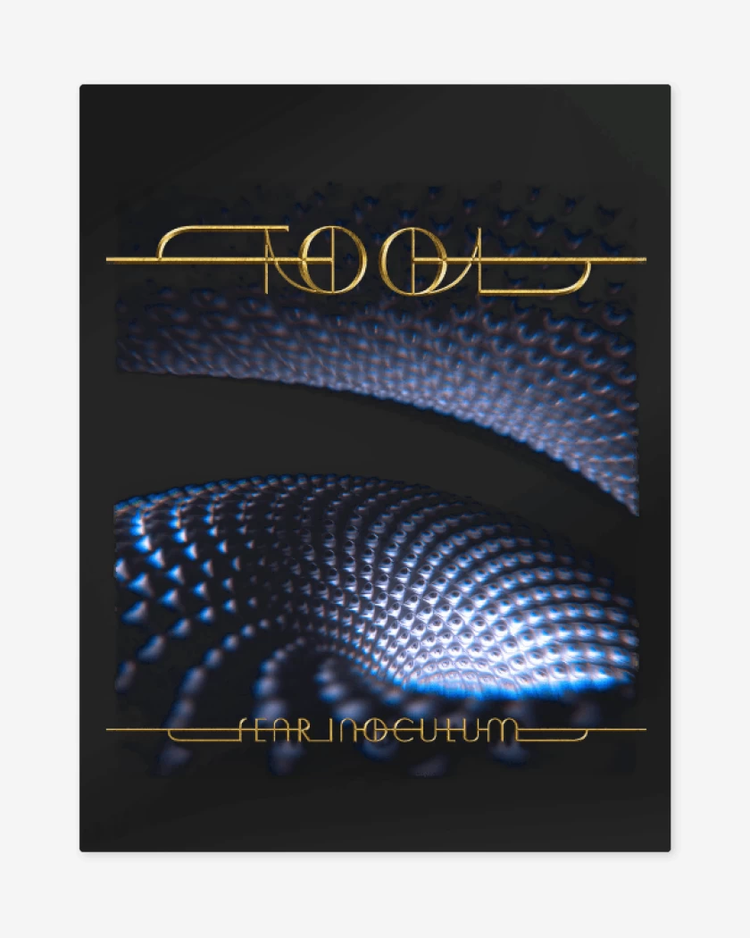 Print metalico Negro de Tool Fear Inoculum