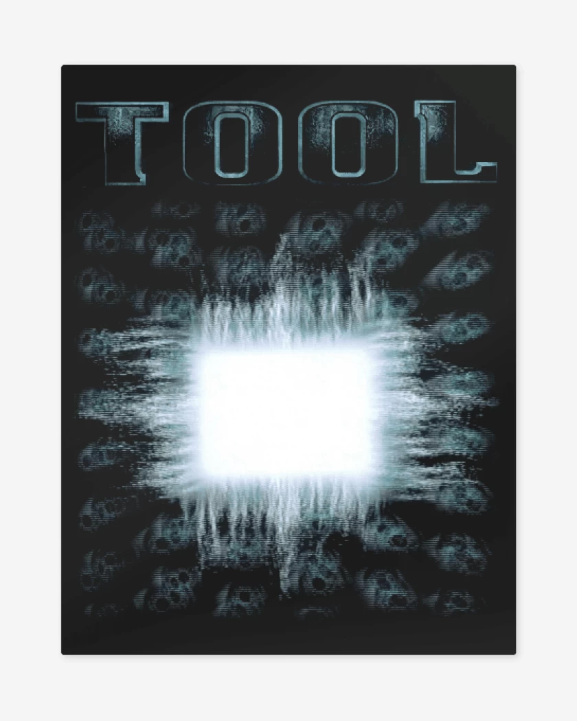 Print metalico Negro de Tool AEnima