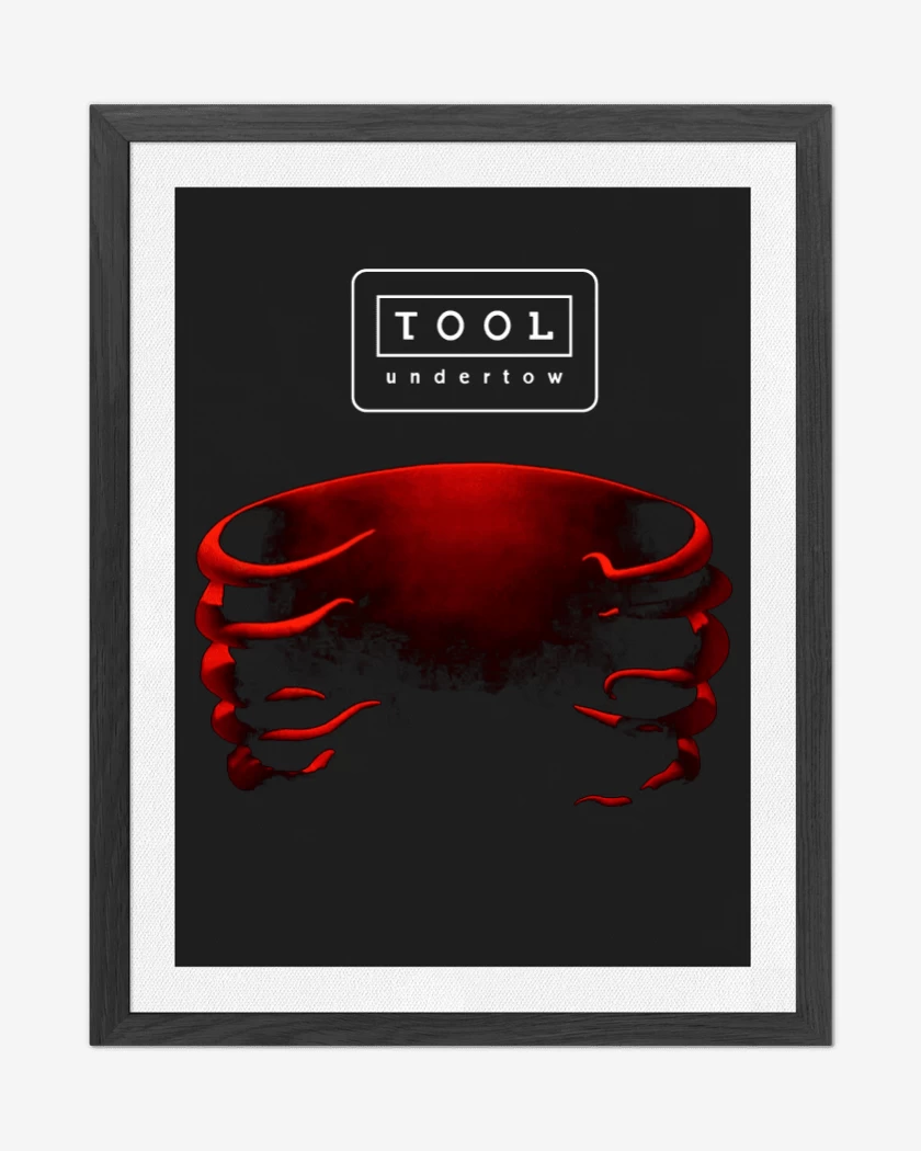 Cuadro decorativo Negro de Tool Undertow