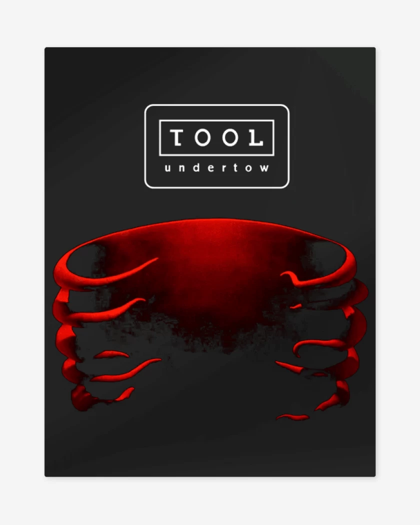 Print metalico Negro de Tool Undertow