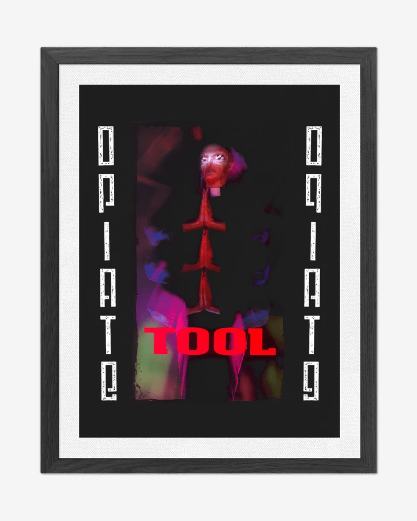 Cuadro decorativo Negro de Tool Opiate