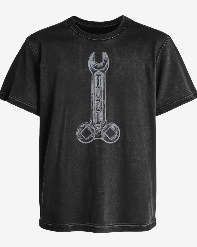 Polera desgastada Negro de Tool Logo