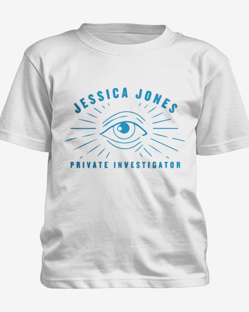 Polera de niño Blanco de Jessica Jones