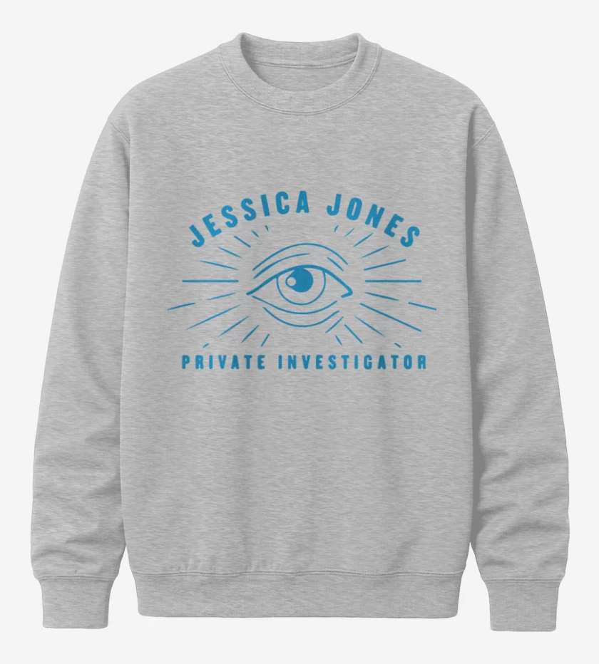 Poleron polo Gris Melange de Jessica Jones