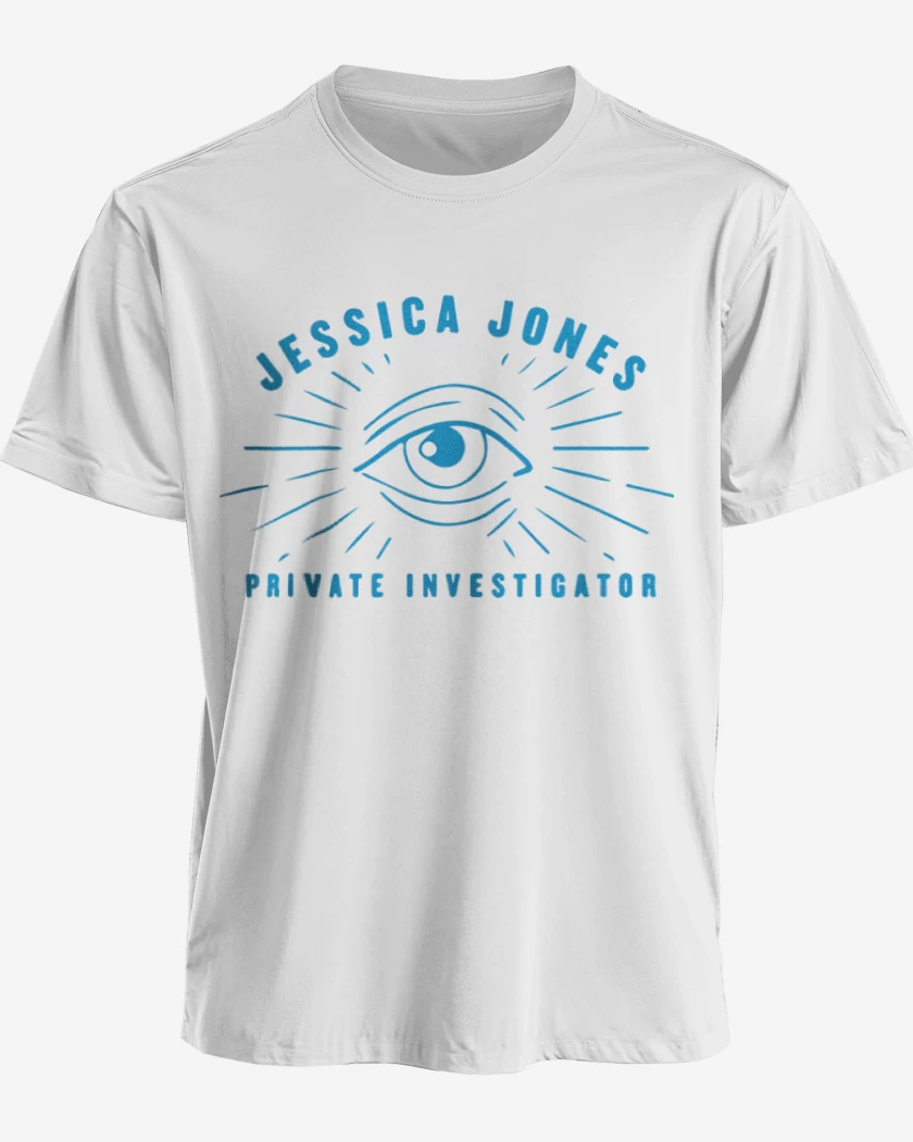 Polera premium Blanco de Jessica Jones