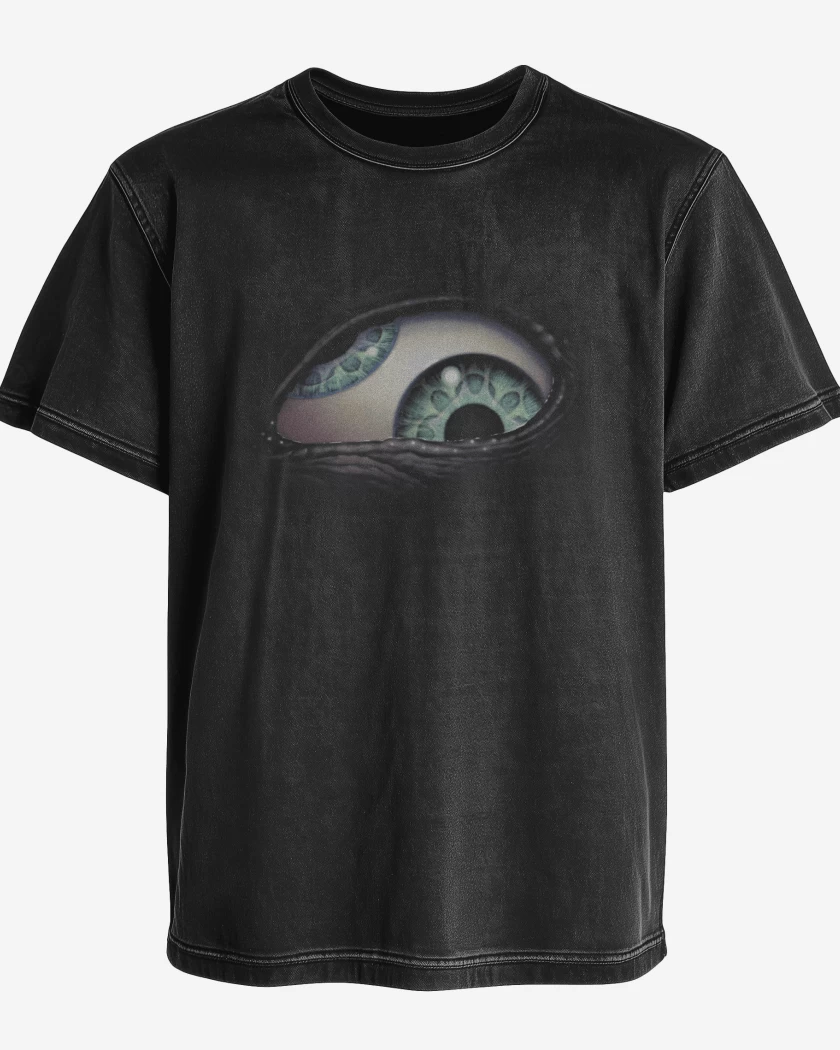 Polera desgastada Negro de Tool Ojo
