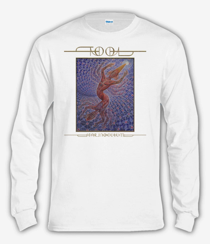 Polera manga larga Tool The Great Turn Blanco