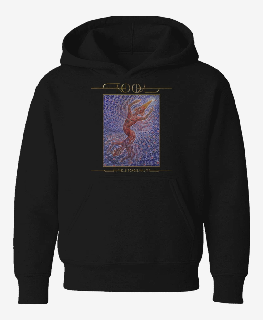 Poleron de niño Negro de Tool The Great Turn Blanco