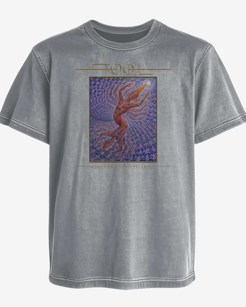 Polera desgastada Tool The Great Turn Blanco
