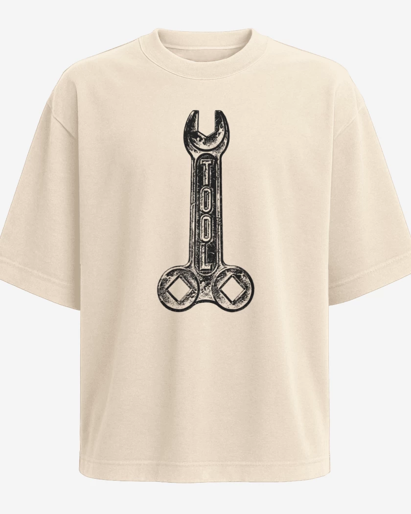 Polera Oversize Tool Logo 2