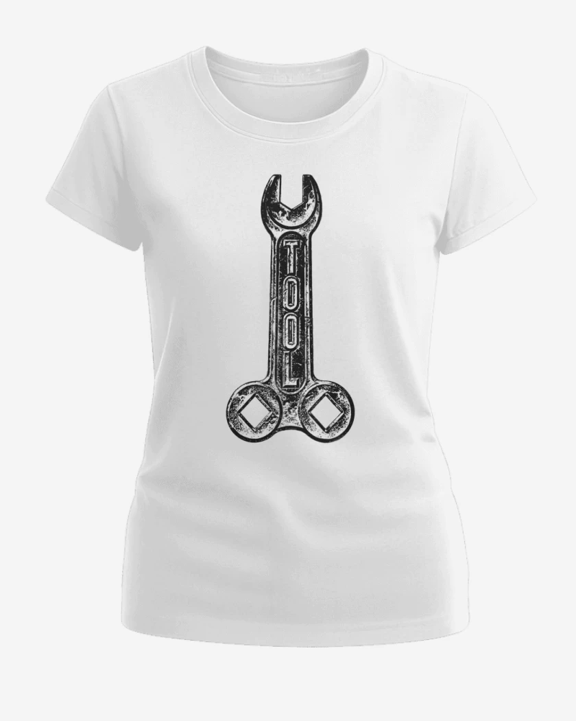 Polera de Mujer Blanco de Tool Logo 2