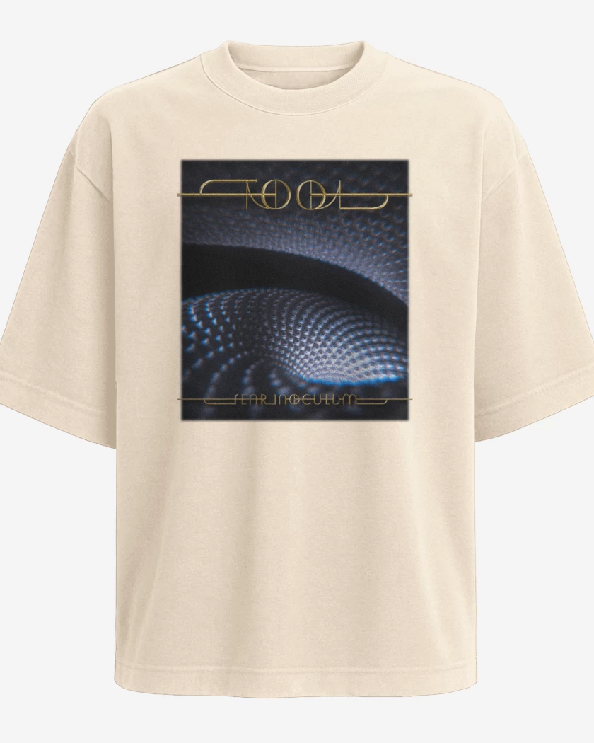 Polera Oversize Tool Fear Inoculum Blanco
