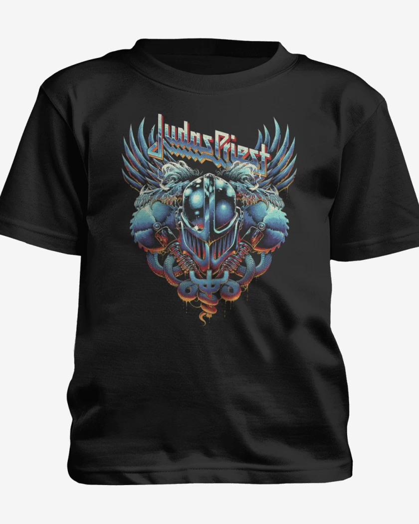 Polera de niño Negro de Priest Soldier