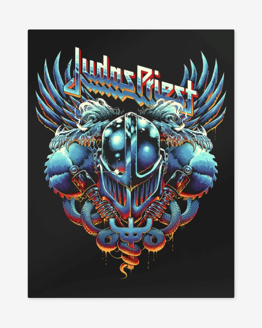 Print metalico Negro de Priest Soldier
