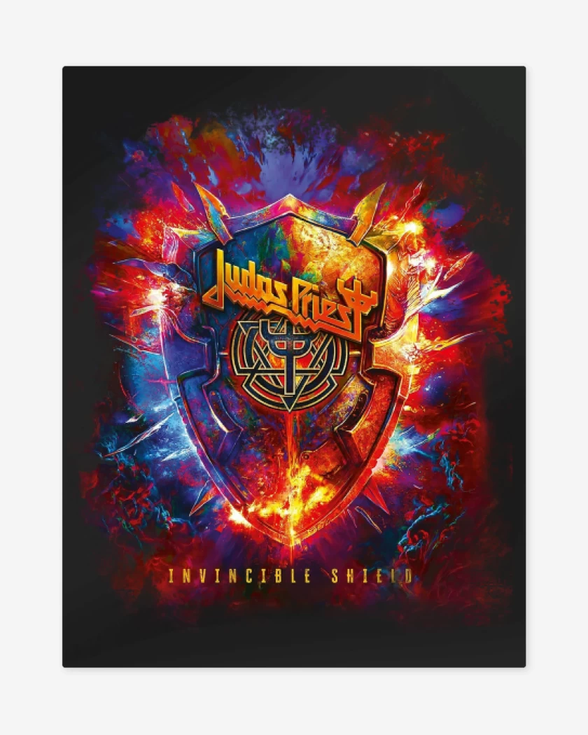 Print metalico Negro de Invincible Shield
