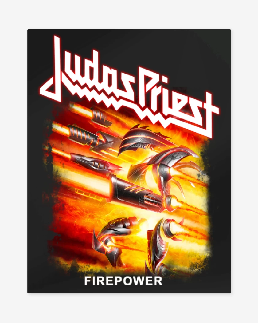 Print metalico Negro de Firepower