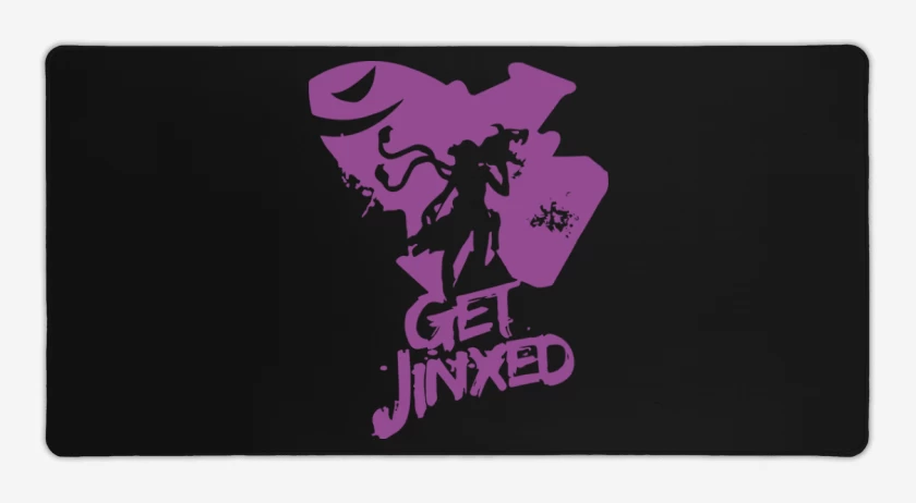 Mouse pad Gamer Negro de Jinx
