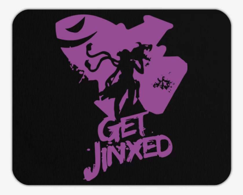 Mousepad Negro de Jinx