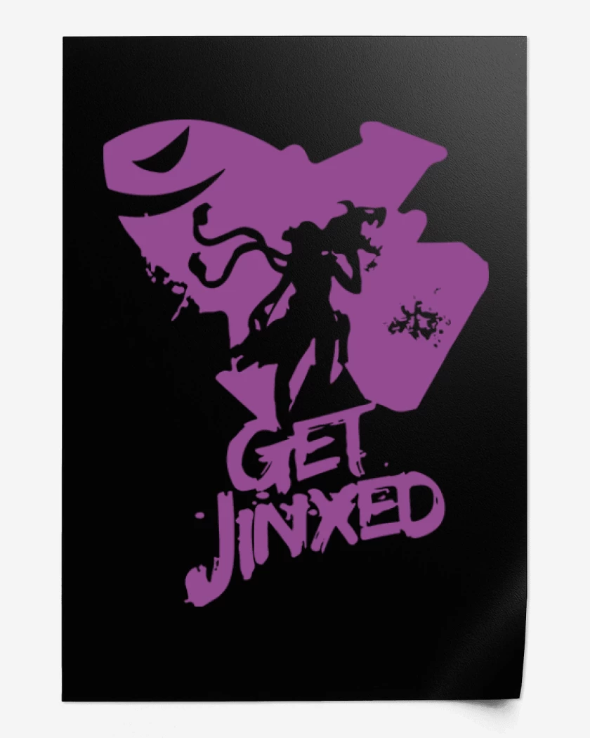 Print Negro de Jinx