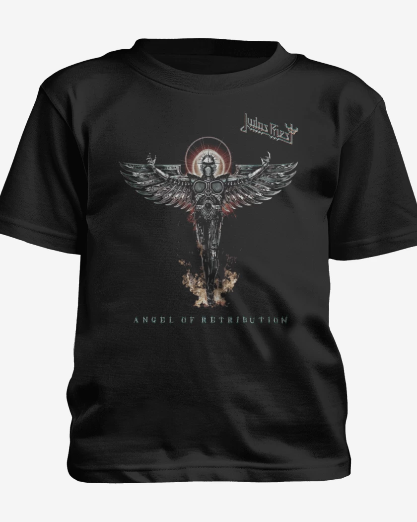 Polera de niño Negro de Angel of Retribution