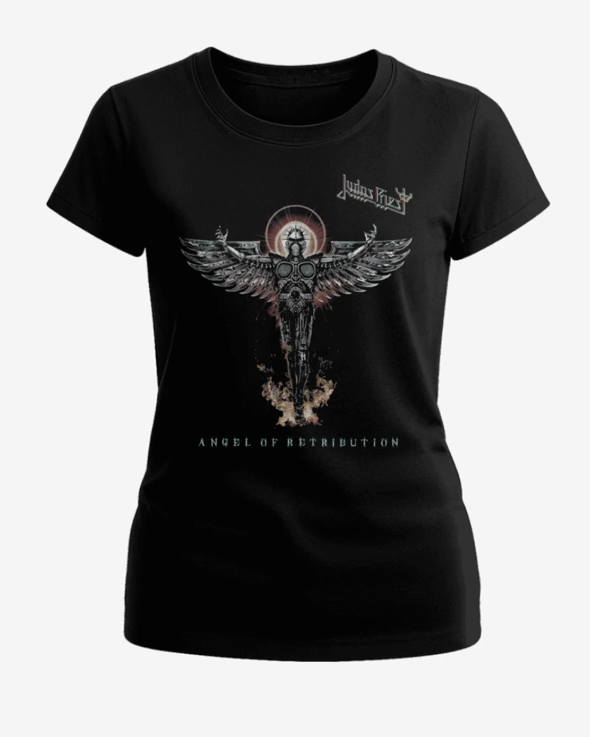 Polera de Mujer Negro de Angel of Retribution