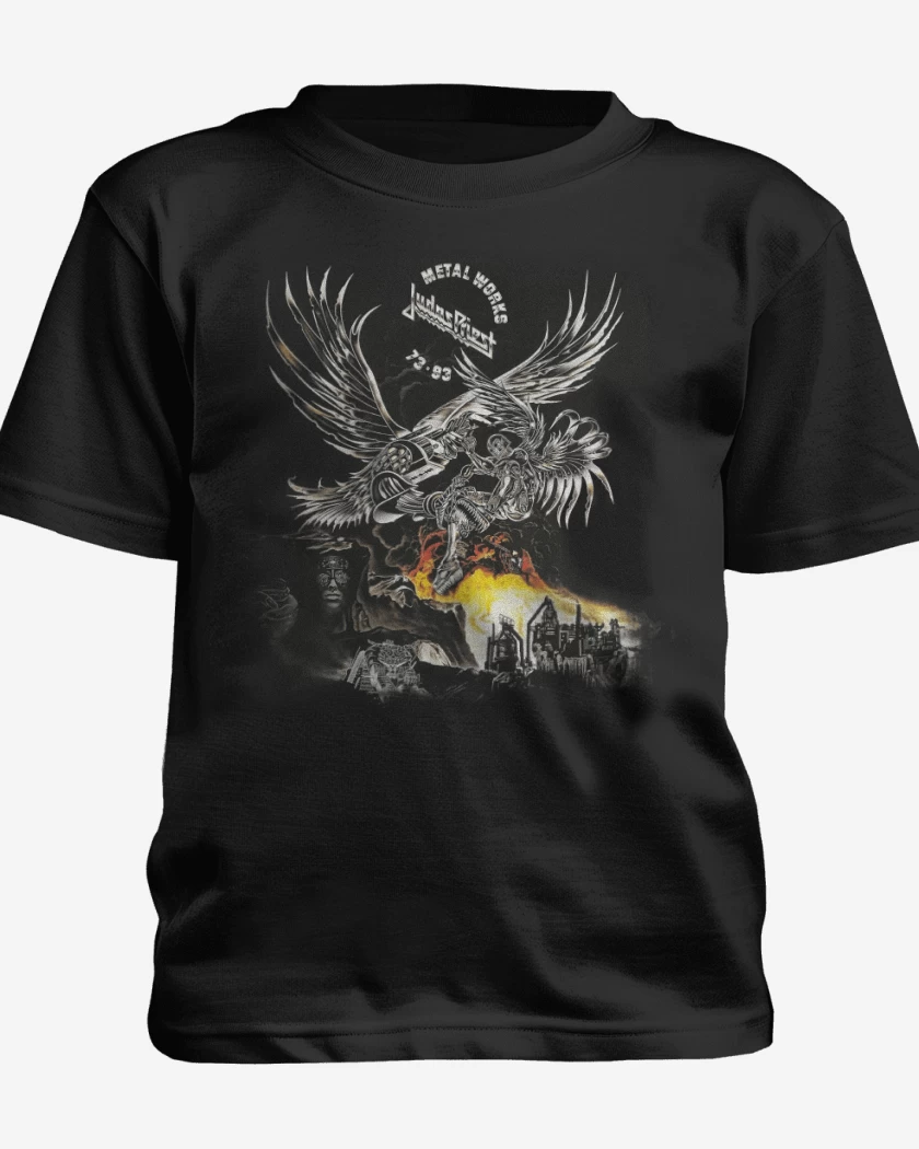 Polera de niño Negro de Metal Works