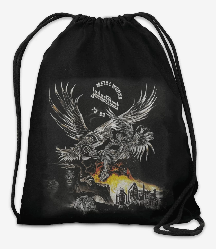 Mochila Negro de Metal Works