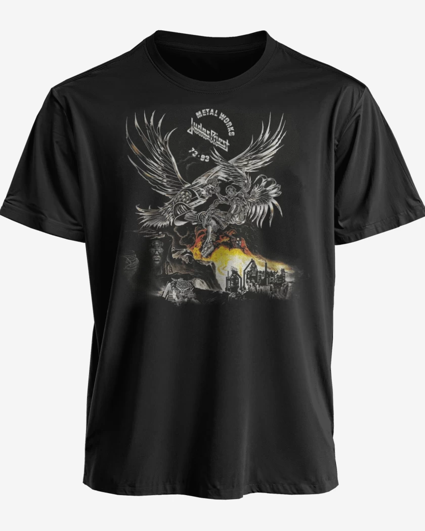 Polera premium Negro de Metal Works