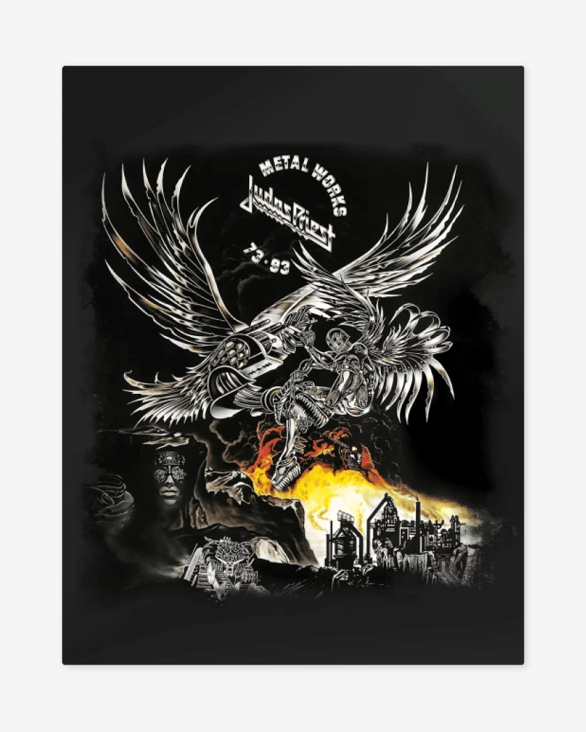 Print metalico Negro de Metal Works