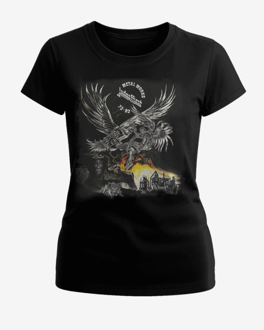 Polera de Mujer Negro de Metal Works